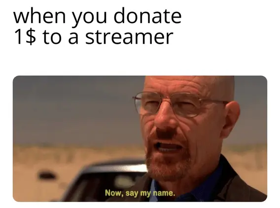 Say my name