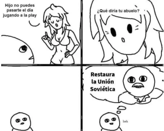 El abuelo era un loquillo.
