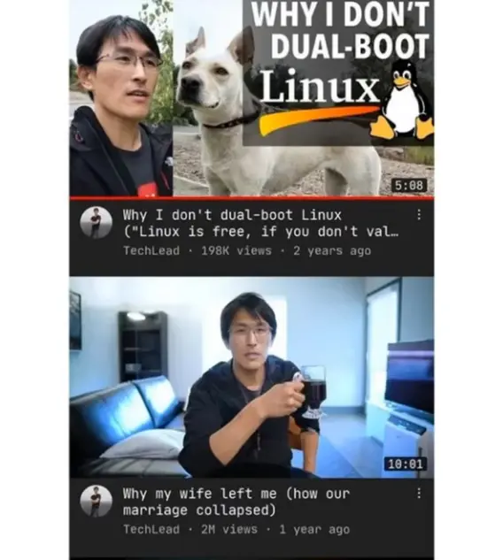 La dura vida de un usuario medio de Linux…